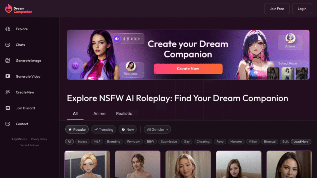 Try MyDreamCompanion